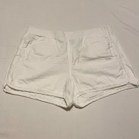 J Crew White Shorts Womens Size Medium - Picture 1 of 13